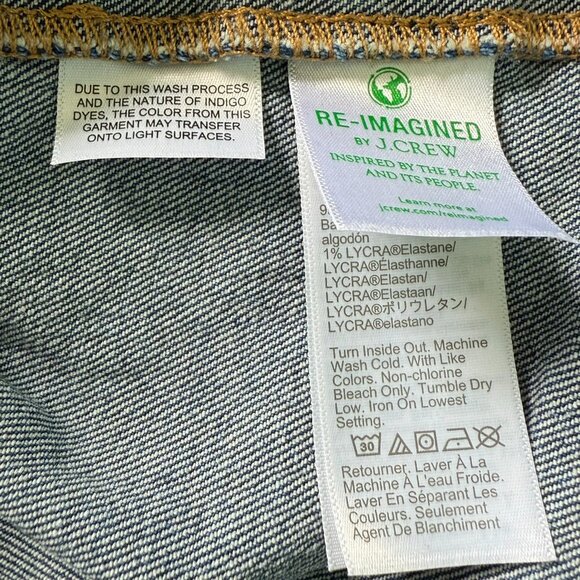 J. Crew Factory Blue Denim Dress - Picture 6 of 6